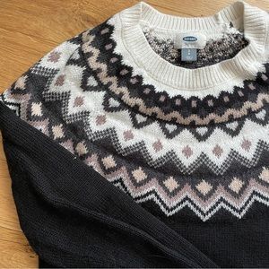 Old Navy Fair Isle Sweater